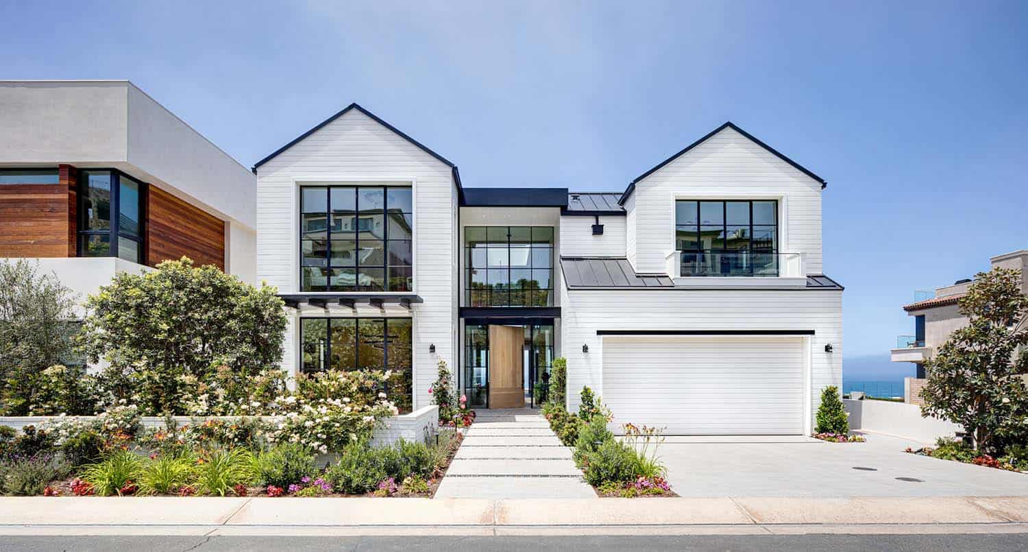 coastal contemporary home exterior