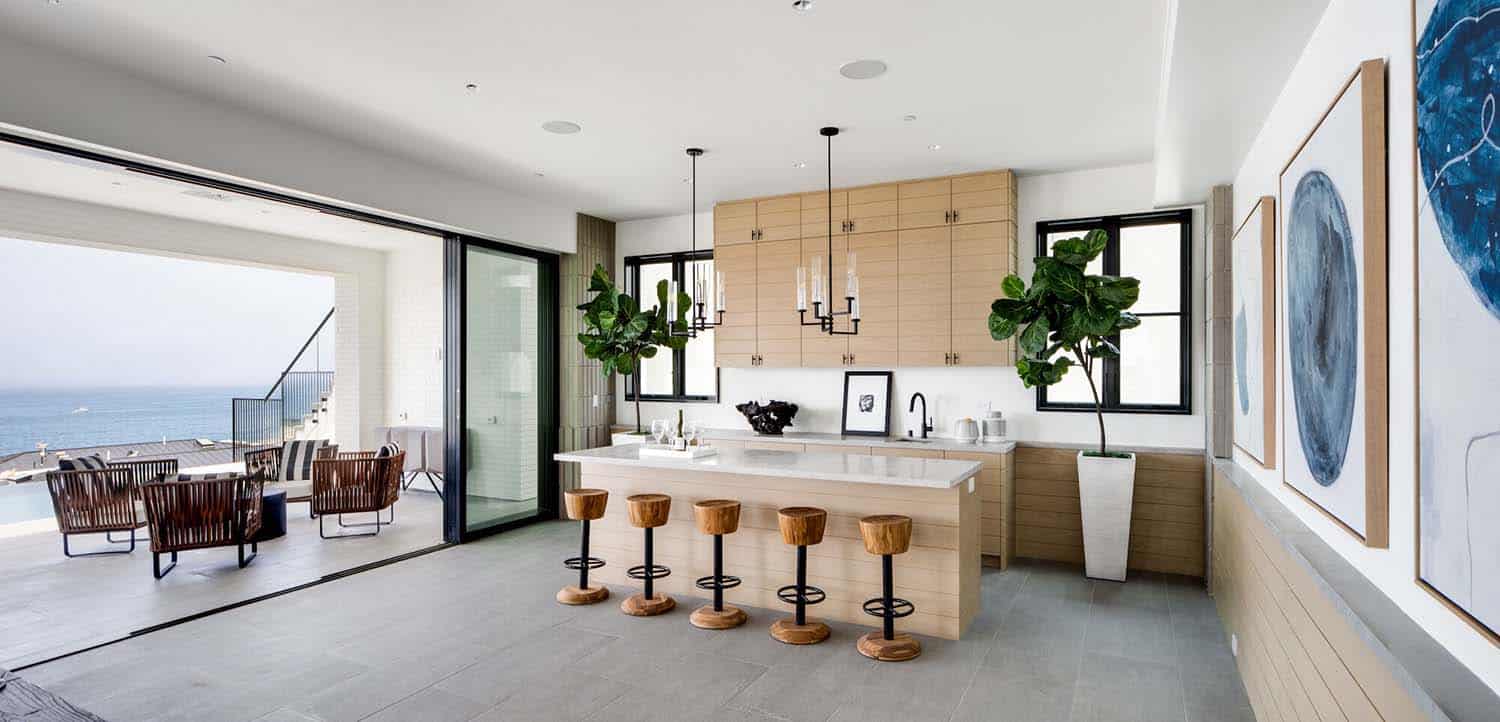 coastal contemporary kitchen