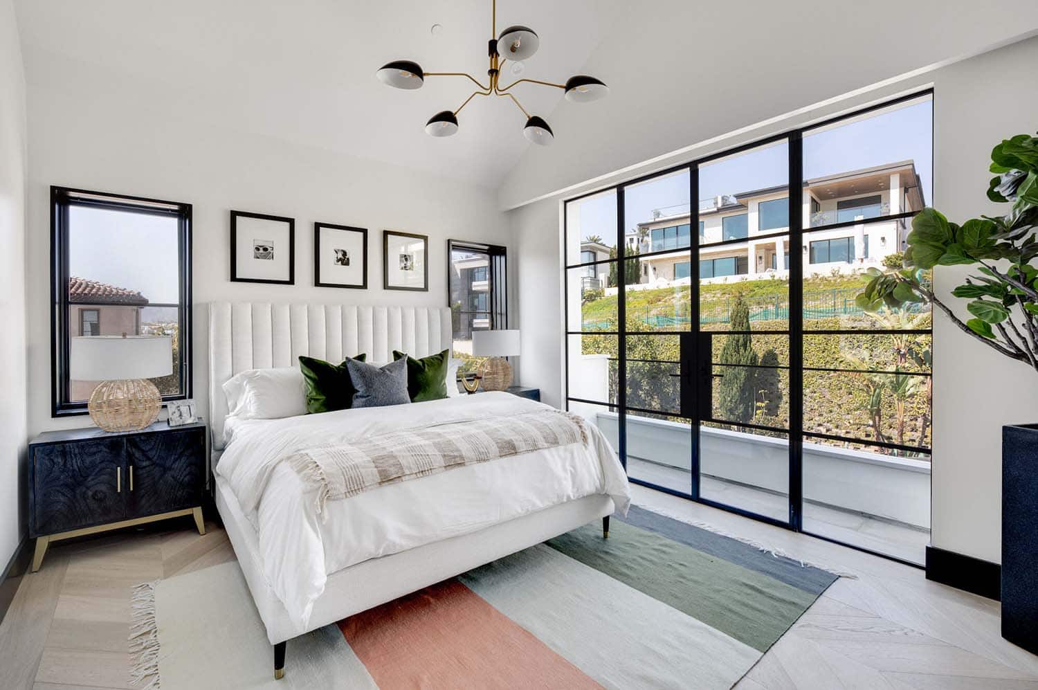 coastal contemporary bedroom 